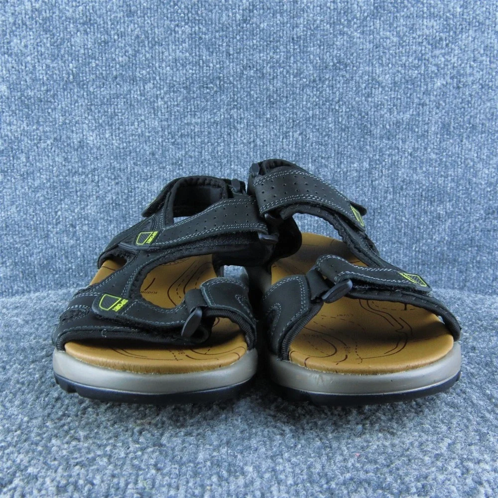Thera Men‎ Sport Sandals Size 9 Medium Black Synthetic Hook & Loop